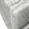 vidaXL Spa Surround Light Gray Poly Rattan