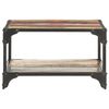 vidaXL Coffee Table Mixed color Solid reclaimed wood and iron Medium