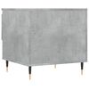 vidaXL Coffee Table Concrete grey Engineered wood, metal Medium
