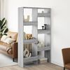 vidaXL Room Divider Grey sonoma Engineered wood 39.4 x 13.0 x 68.9 in