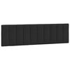 vidaXL Headboard Cushion Black Velvet 70.9 in Removable Covers