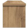 vidaXL Kitchen Rack Stackable Artisan Oak 23.6x5.9x6.3" Engineered Wood