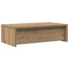 vidaXL Monitor Stand with Drawers Artisian Oak 19.7x10.6x5.9" Engineered Wood