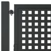 vidaXL Garden Gate Anthracite 39.4x78.7" Steel