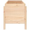 vidaXL Garden Raised Bed Natural wood color Solid pine wood