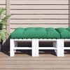 vidaXL Pallet Cushion Green 47.2"x31.5"x4.7" Fabric