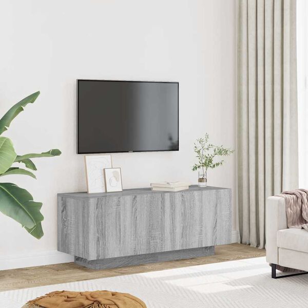 vidaXL TV Cabinet Grey Sonoma Engineered wood Standard TV Cabinet