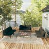 vidaXL Garden Lounge Set Dark Grey