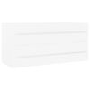 vidaXL Sink Cabinet With Basin White Engineered wood Medium Sink Cabinet