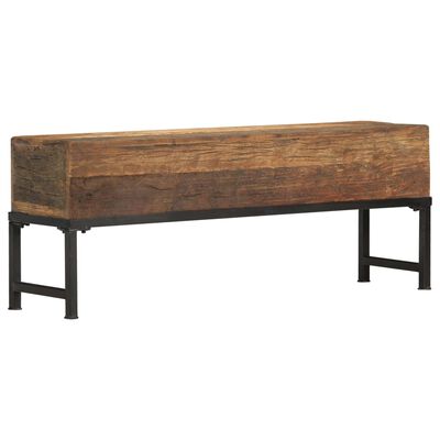 vidaXL Bench 47.2" Solid Reclaimed Wood