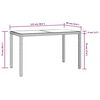 vidaXL Garden Dining Set Brown and Cream White