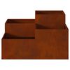 vidaXL Garden Planter Rusty 100 x 100 x 48 cm Weathering Steel