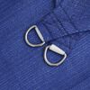vidaXL Sunshade Sail 1.75 oz/ft&sup2; Blue 6.6x6.6' HDPE