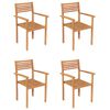 vidaXL Garden Dining Set Teak