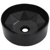 vidaXL Wash Basin 14.2x5.5" Ceramic Black