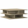 vidaXL Coffee Table Sonoma oak Engineered wood 27.6 x 27.6 x 11.4 in
