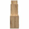 vidaXL Wall Shelf Artisian Oak 65.9x7.1x26.8" Engineered Wood