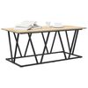 vidaXL Coffee Table Sonoma Oak 39.37 x 19.69 x 15.75 in