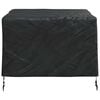 vidaXL Outdoor Furniture Cover Black 23.6" x 23.6" x 17.7" 210D fabric