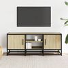 vidaXL TV Cabinet Sonoma oak Engineered wood 39.4 x 13.8 x 16.1 in