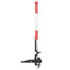 vidaXL Weed Remover Red and Silver 39.2 " Anodised Aluminium