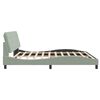 vidaXL Bed Frame Light Grey