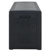 vidaXL Patio Storage Box Anthracite 46.9x18.9x23.6" Polypropylene