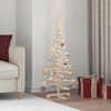 vidaXL Wooden Christmas Tree for Decoration 47.2" Solid Wood Pine