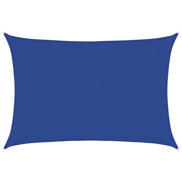 vidaXL Sunshade Sail 1.75 oz/ft&sup2; Rectangular Blue 13.1x19.7' HDPE