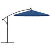 vidaXL Cantilever Patio Umbrella Azure Polyester fabric, Steel pole