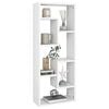 vidaXL Wall Shelf White 14.2x6.3x35.4" Engineered Wood