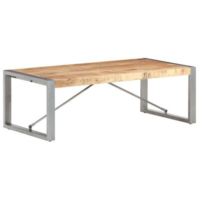 vidaXL Coffee Table 47.2"x23.6"x15.7" Rough Mango Wood