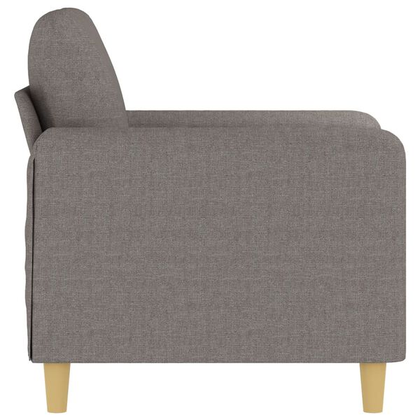 vidaXL Sofa Chair Taupe Fabric (100% polyester), metal, textilene