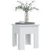 vidaXL Coffee Table High Gloss White Engineered Wood Modern Coffee Table