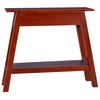 vidaXL Console Table Classic Brown Solid Mahogany Wood Medium