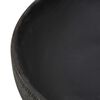 vidaXL Countertop Basin Grey and Black Oval 23.2x15.7x5.5" Ceramic