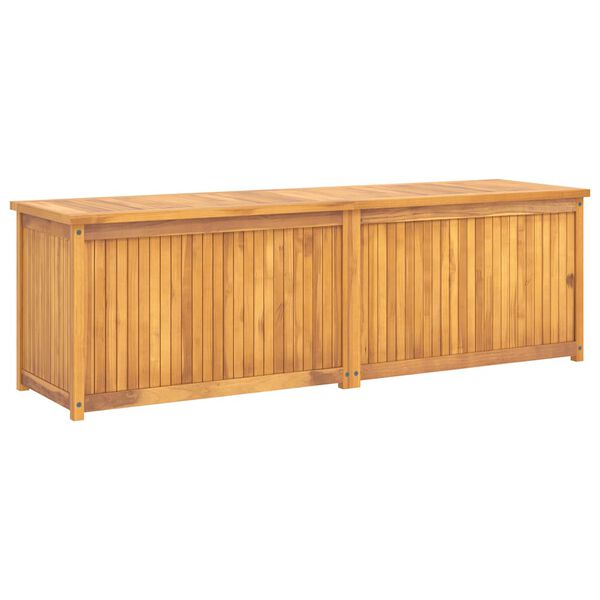 vidaXL Garden Box Natural Teak Solid Teak Wood 68.9 in x 19.7 in x 21.7 in