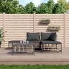 vidaXL Garden Lounge Set Anthracite, Dark Grey