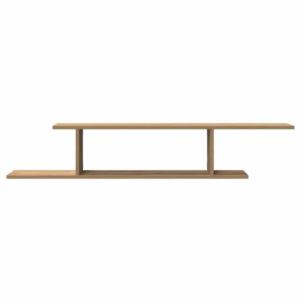 vidaXL Wall-mounted TV Shelf Artisan Oak Engineered Wood Medium
