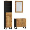 vidaXL Bathroom Furniture Set Honey Brown