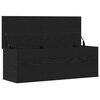 vidaXL Storage Box Black Oak 40.16 x 13.78 x 13.78 in Engineered Wood