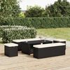 vidaXL Ottoman Bench Black, Cream White