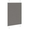 vidaXL Pleated Blind Anthracite 100% Polyester 33.5 x 59.1 in