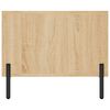 vidaXL Coffee Table Sonoma Oak Engineered Wood, Iron Standard