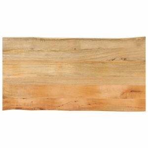 vidaXL Table Top Natural Solid mango wood 39.4 x 23.6 in Durable