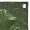 vidaXL Tarpaulin 0.6 oz/ft&sup2; 19.7'x19.7' Green HDPE