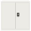 vidaXL File Cabinet White Powder-coated steel Large File Cabinet
