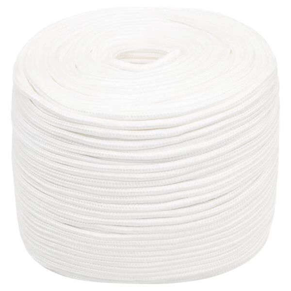 vidaXL Boat Rope Full White 0.31 " 82.0 ' Polypropylene