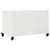 vidaXL TV Cabinet White Cold-rolled steel Medium TV Cabinet