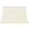 vidaXL Retractable Awning Cream, Anthracite Polyester, Steel